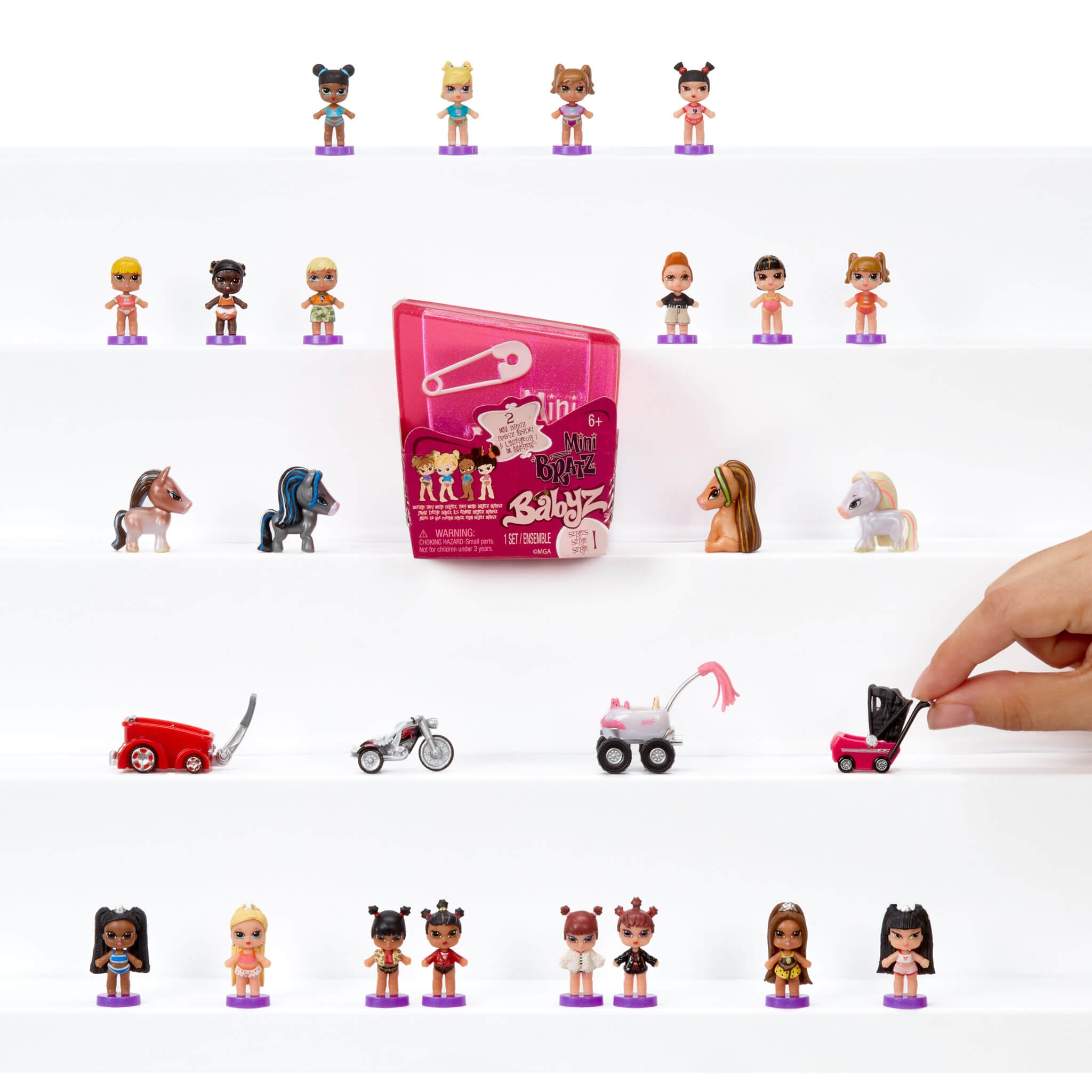 Mini Bratz Babyz Collectible Figures - Two Mini's Per Pack - Image 6
