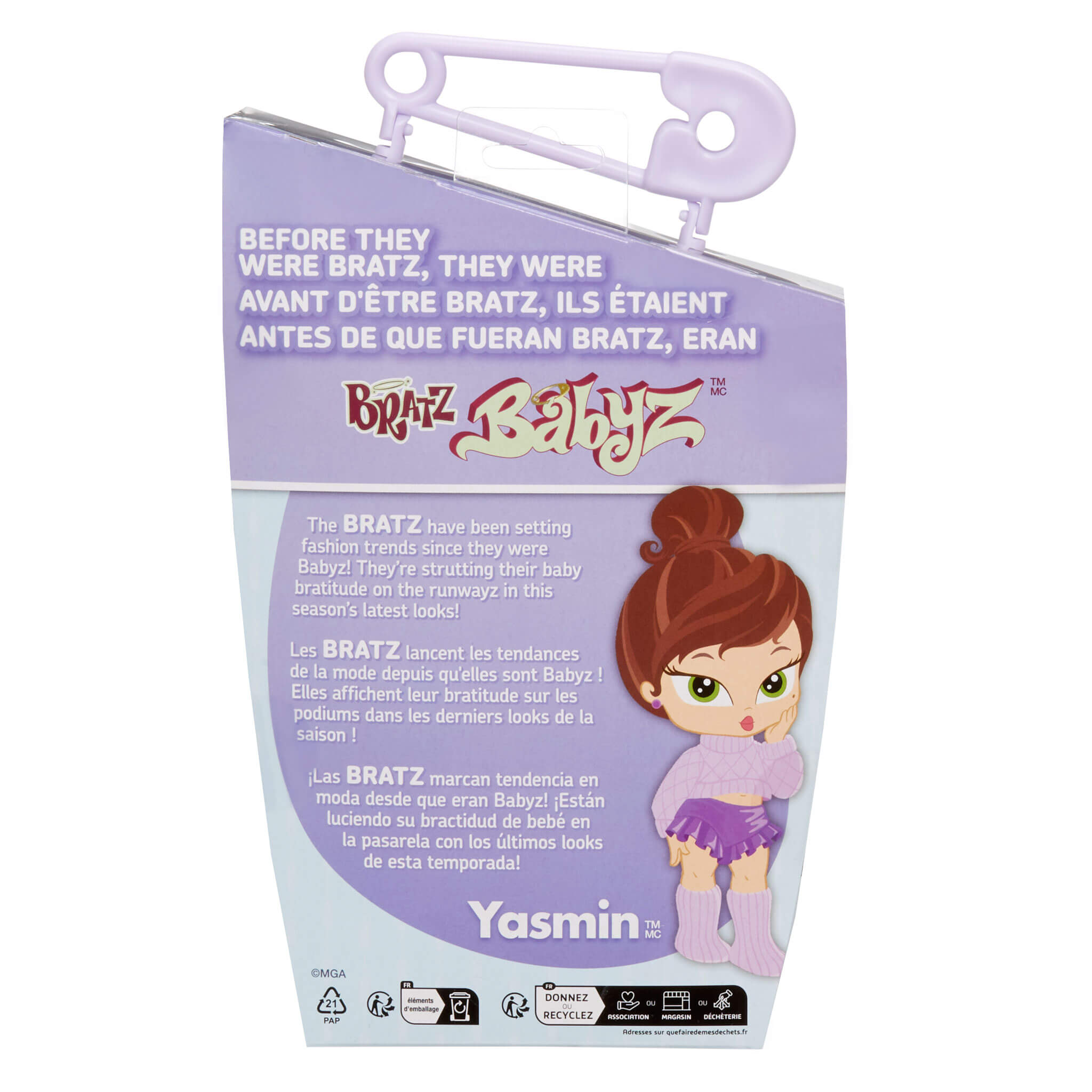Bratz Babyz Runwayz Doll - Yasmin - Image 7