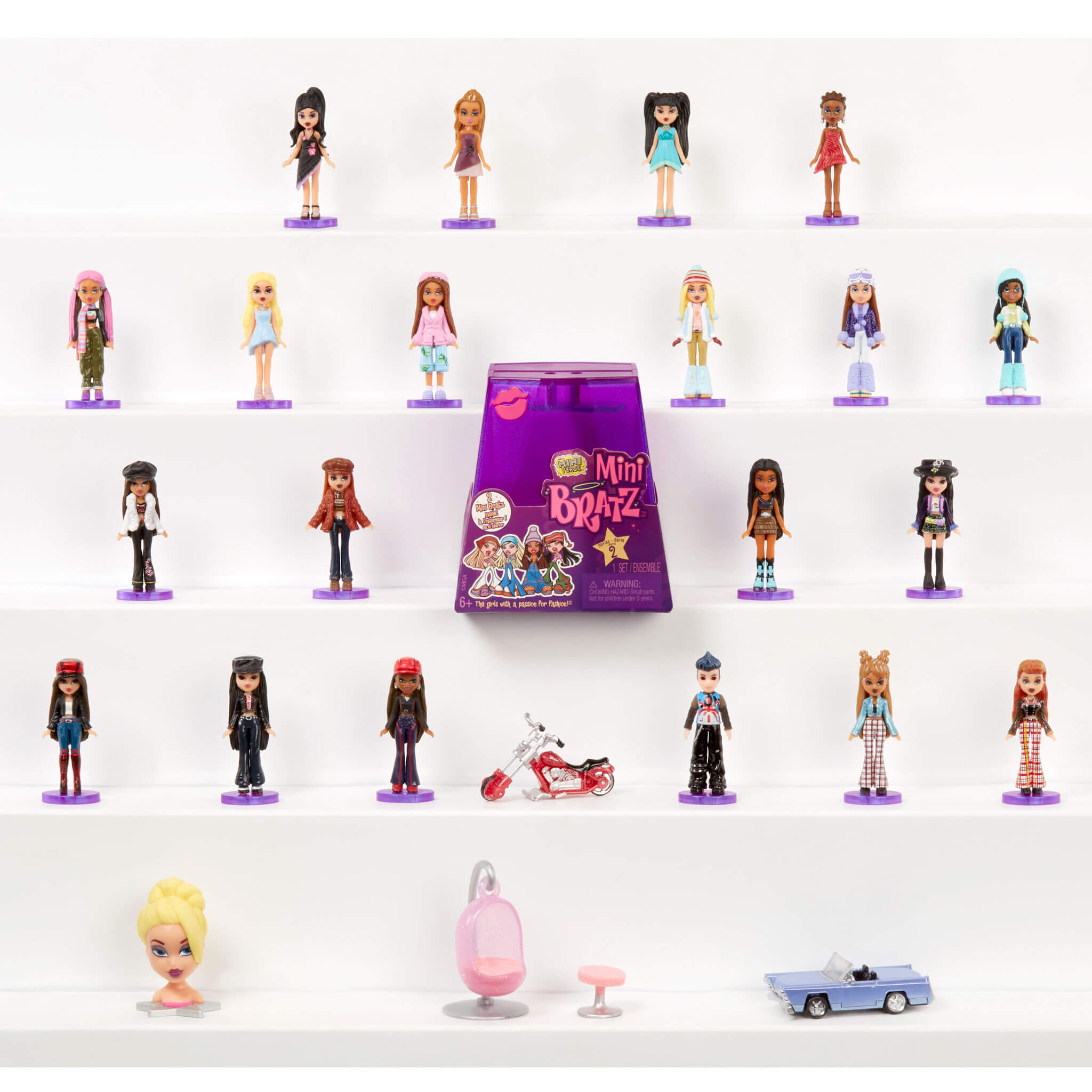 Mini Bratz Series 2 Collectible Figures - Image 6
