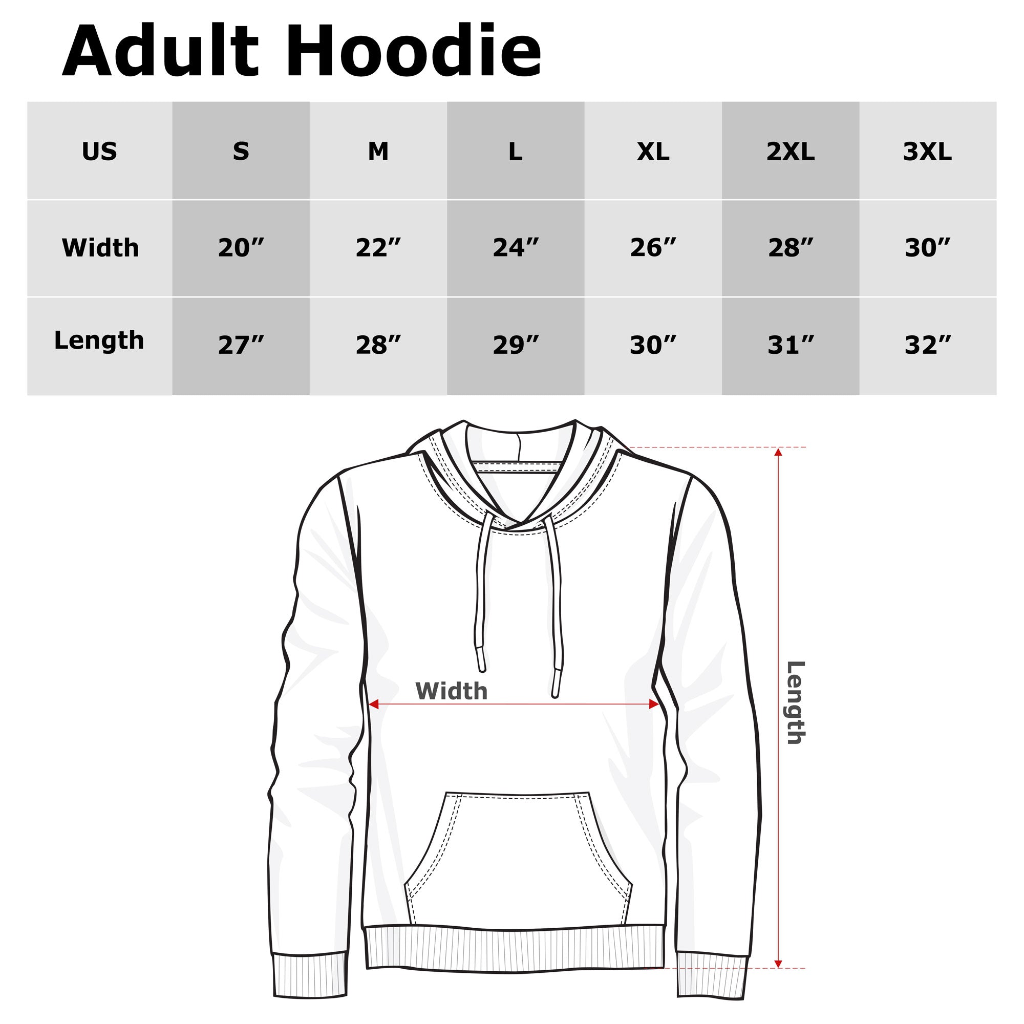 Double Trouble Adult Hoodie - Image 3