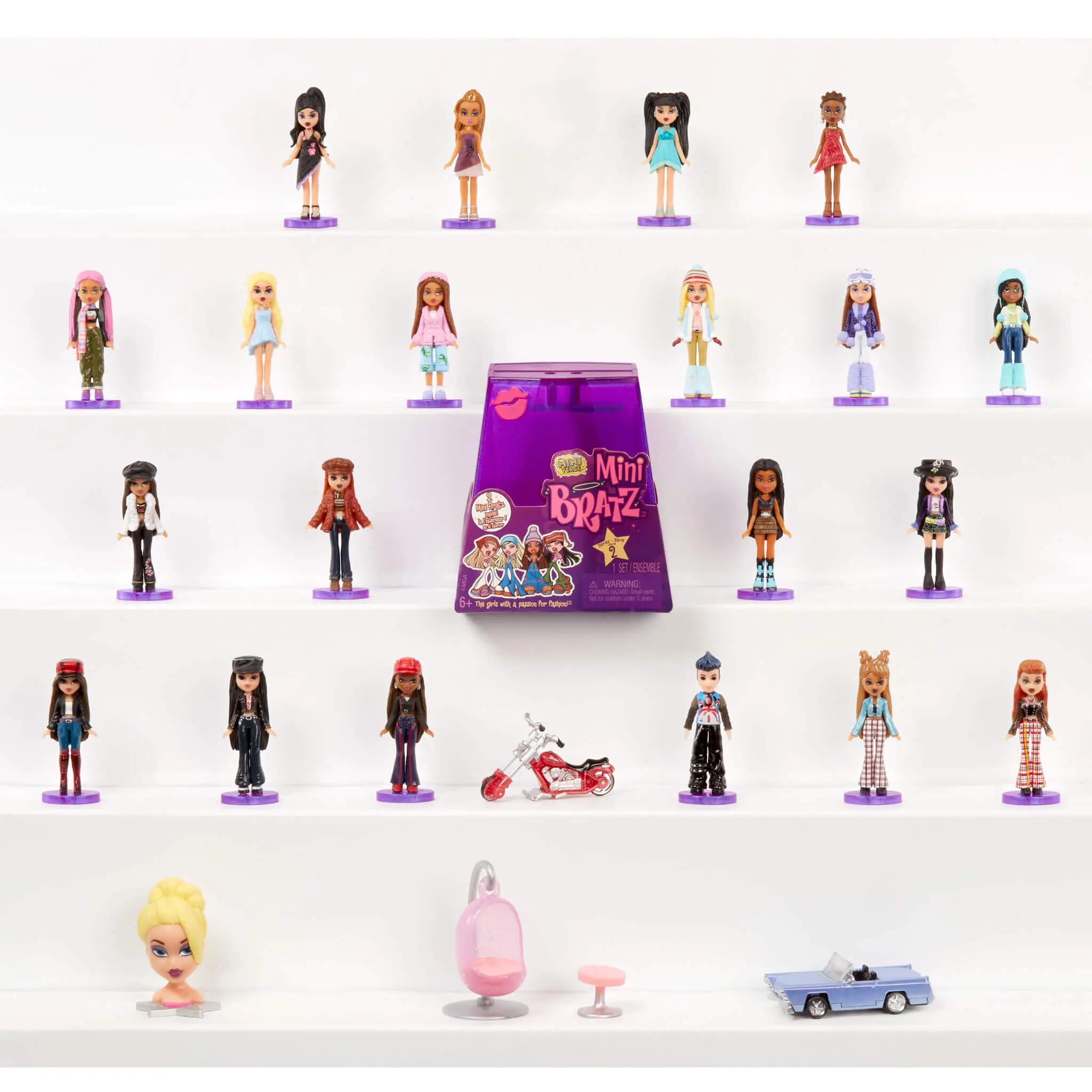 Mini Bratz Series 2 Collectible Figures - Image 6