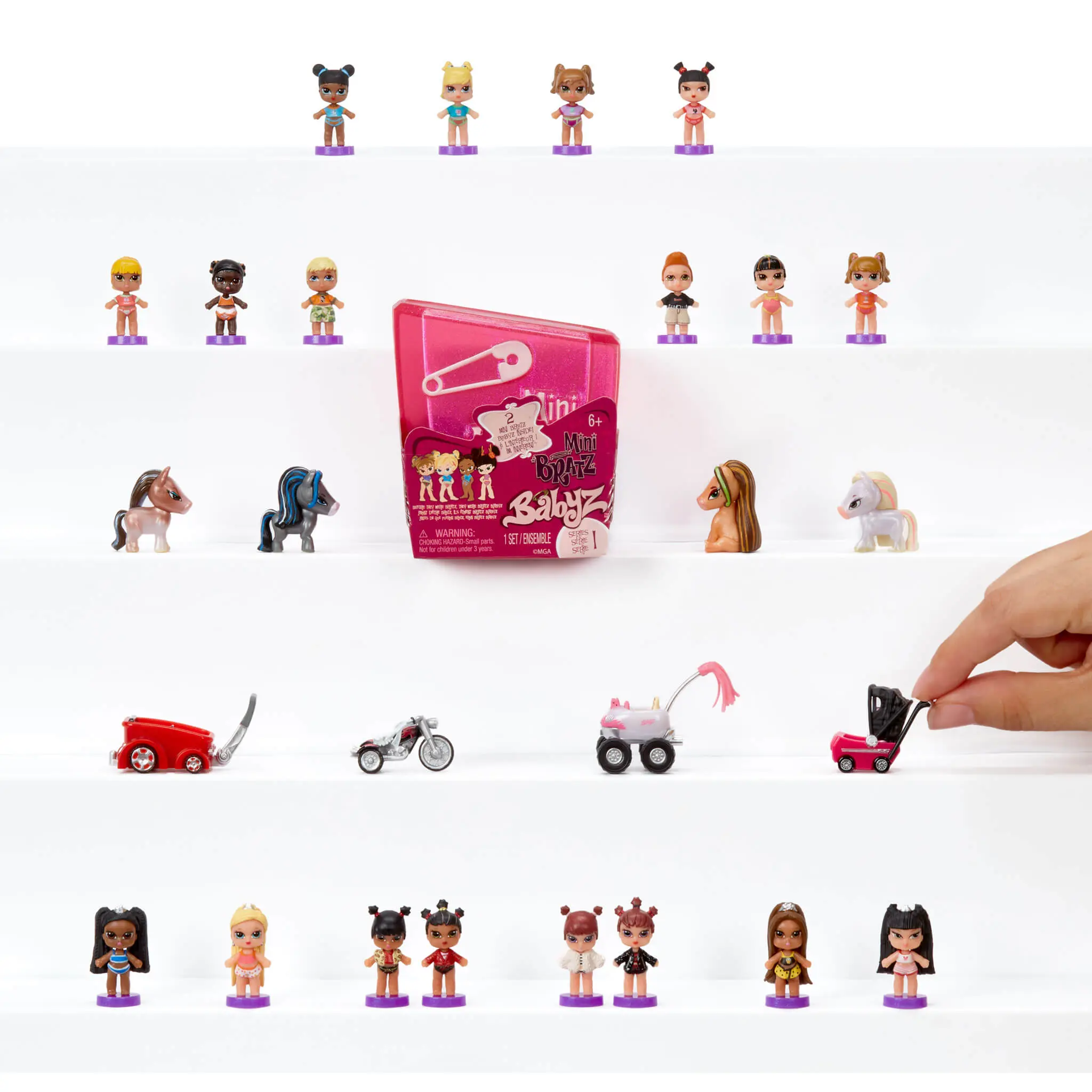 Mini Bratz Babyz Collectible Figures - Two Mini's Per Pack - Image 6