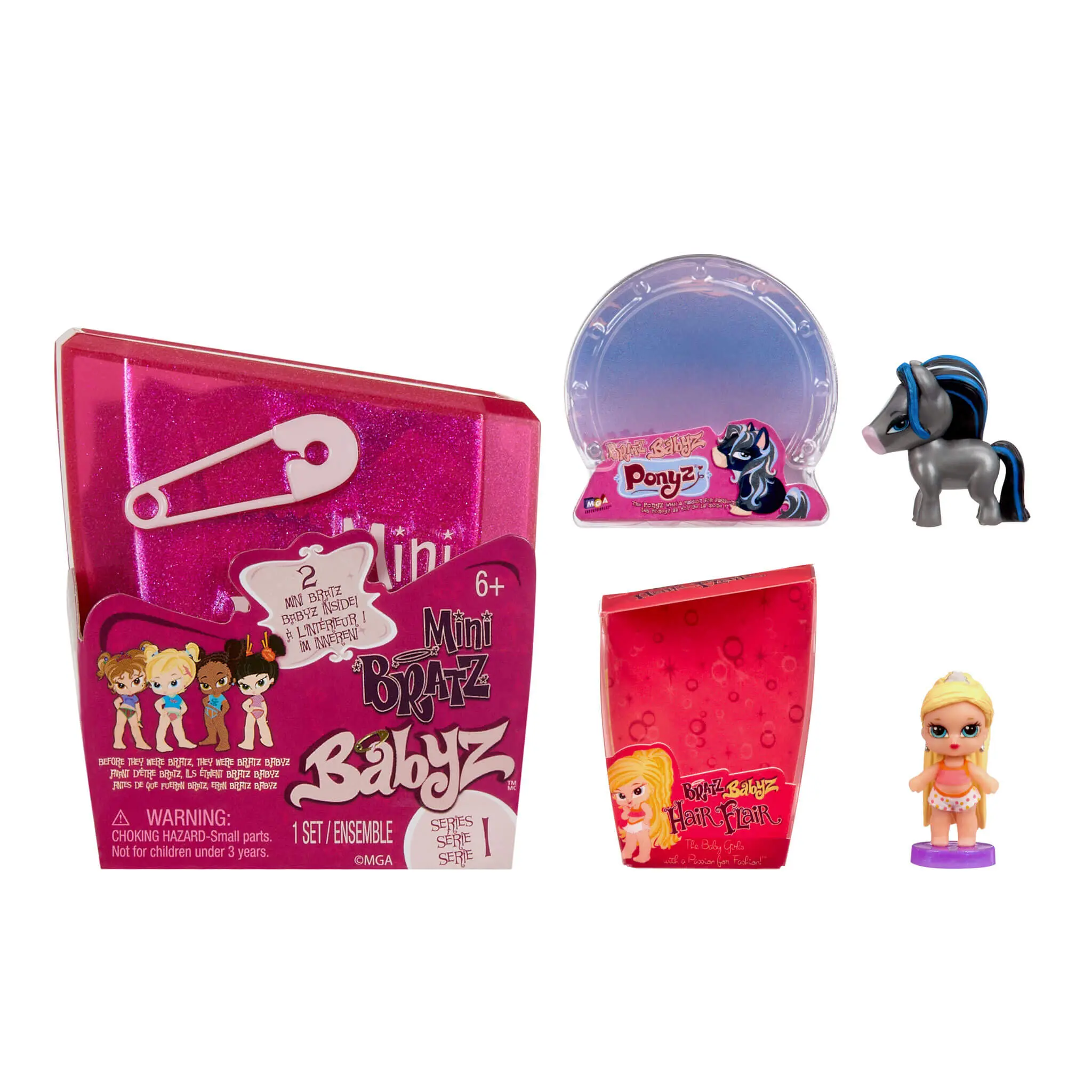 Mini Bratz Babyz Collectible Figures - Two Mini's Per Pack